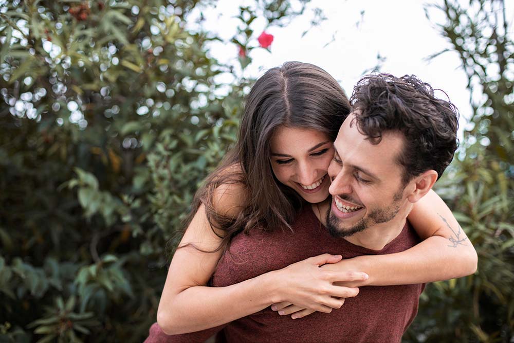 a romantic Couple in San Antonio