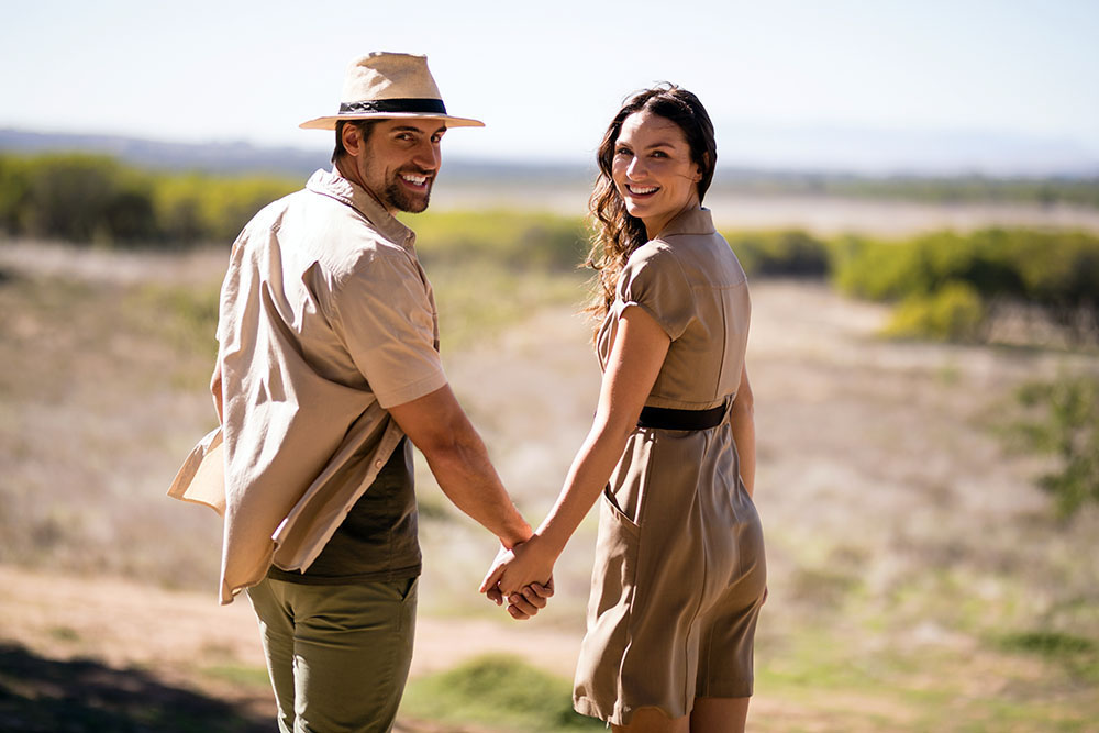 a Couple in love in San Antonio